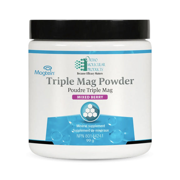 Triple Mag Powder - (3 sortes de magnésium) - Ortho Molecular Products - 99g